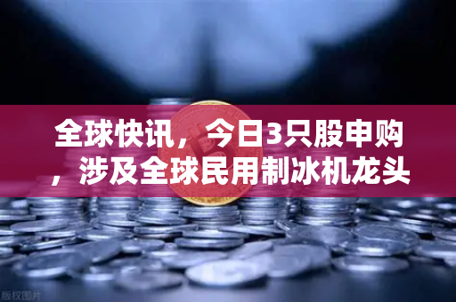 全球快讯，今日3只股申购，涉及全球民用制冰机龙头