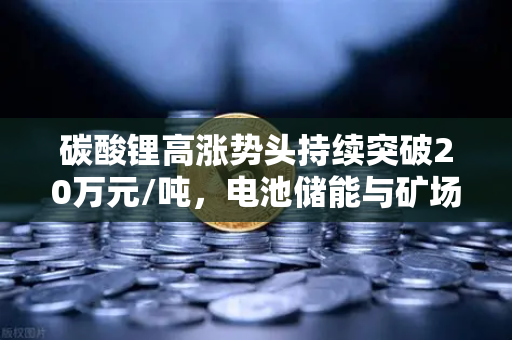 碳酸锂高涨势头持续突破20万元/吨，电池储能与矿场供电成本深度分析